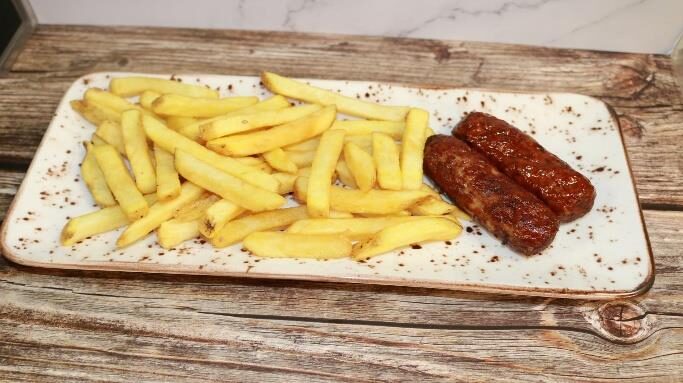 Sausages and Chips